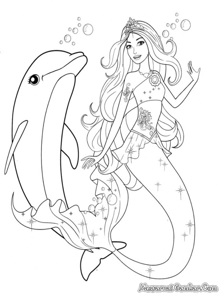 Coloring Pages For Kids Free To Print Dolphin And Color – Slavyanka