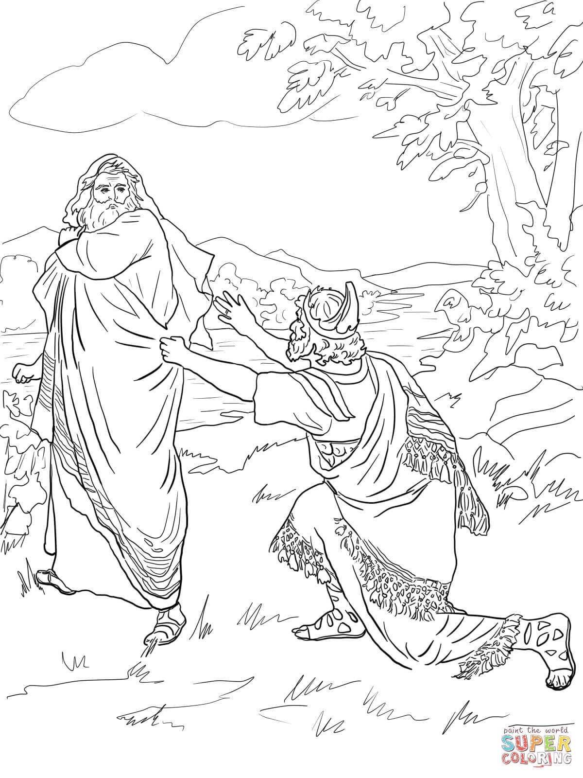 King Saul coloring pages | Free Coloring Pages