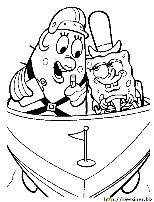 Drawing SquareBob SquarePants #33584 (Cartoons) – Printable coloring pages