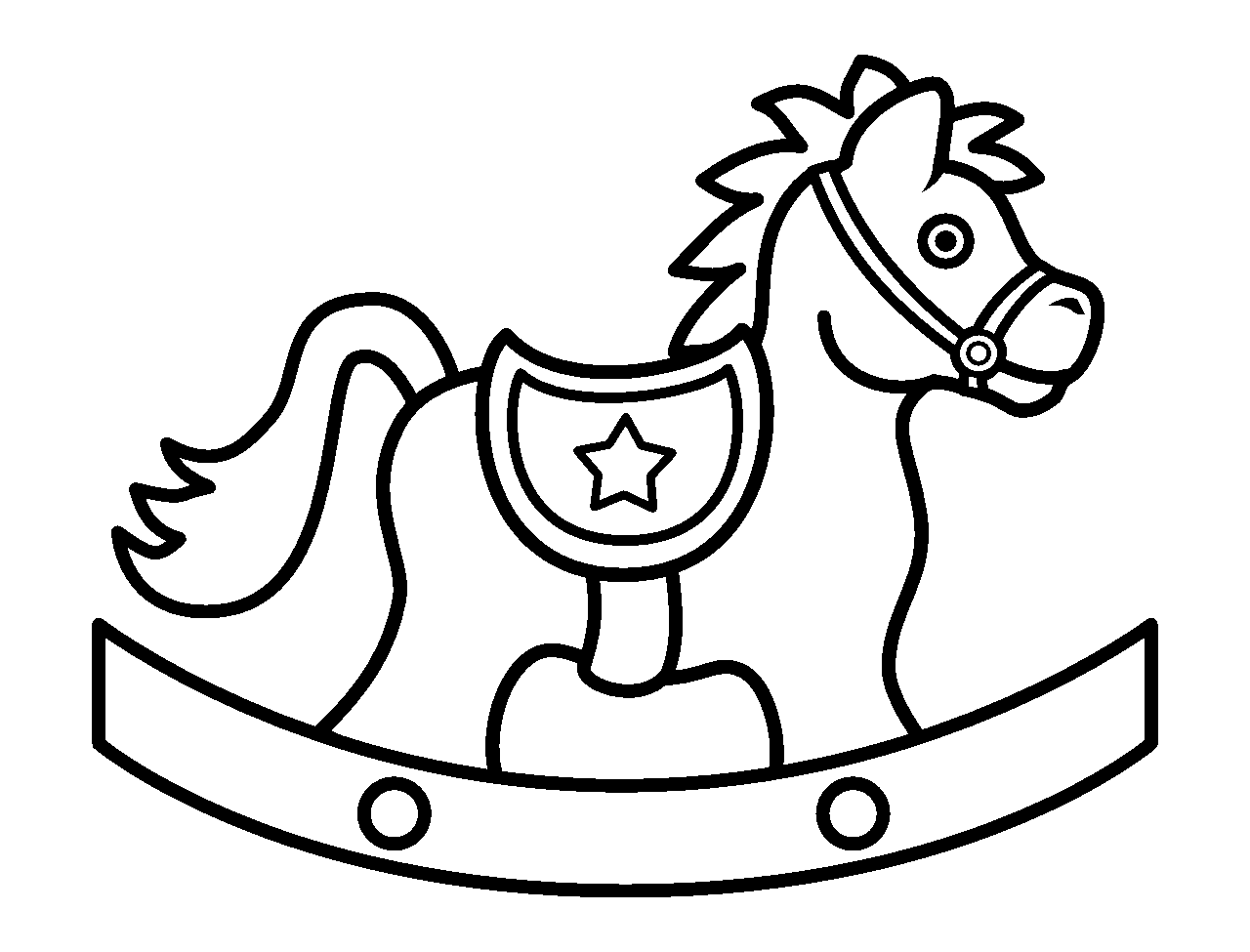 boomer's art gallery | Horse coloring pages, Horse coloring, Rocking horse