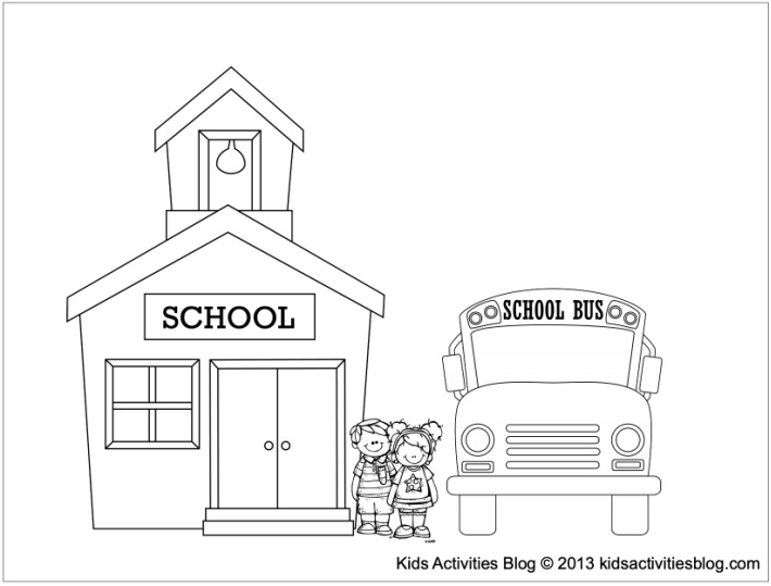 5 Free Printable Back to School Coloring Pages for Kids | Kids Activities  Blog