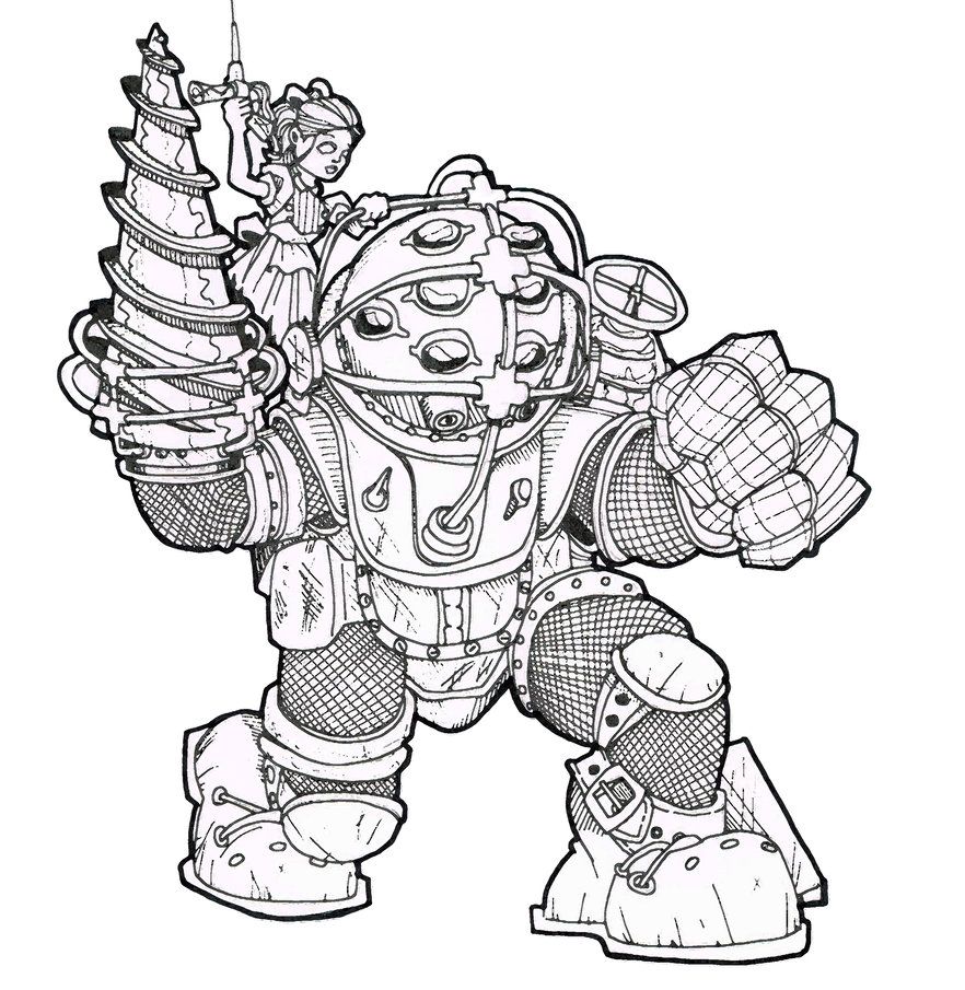 Bioshock Coloring Pages - Coloring Pages For All Ages