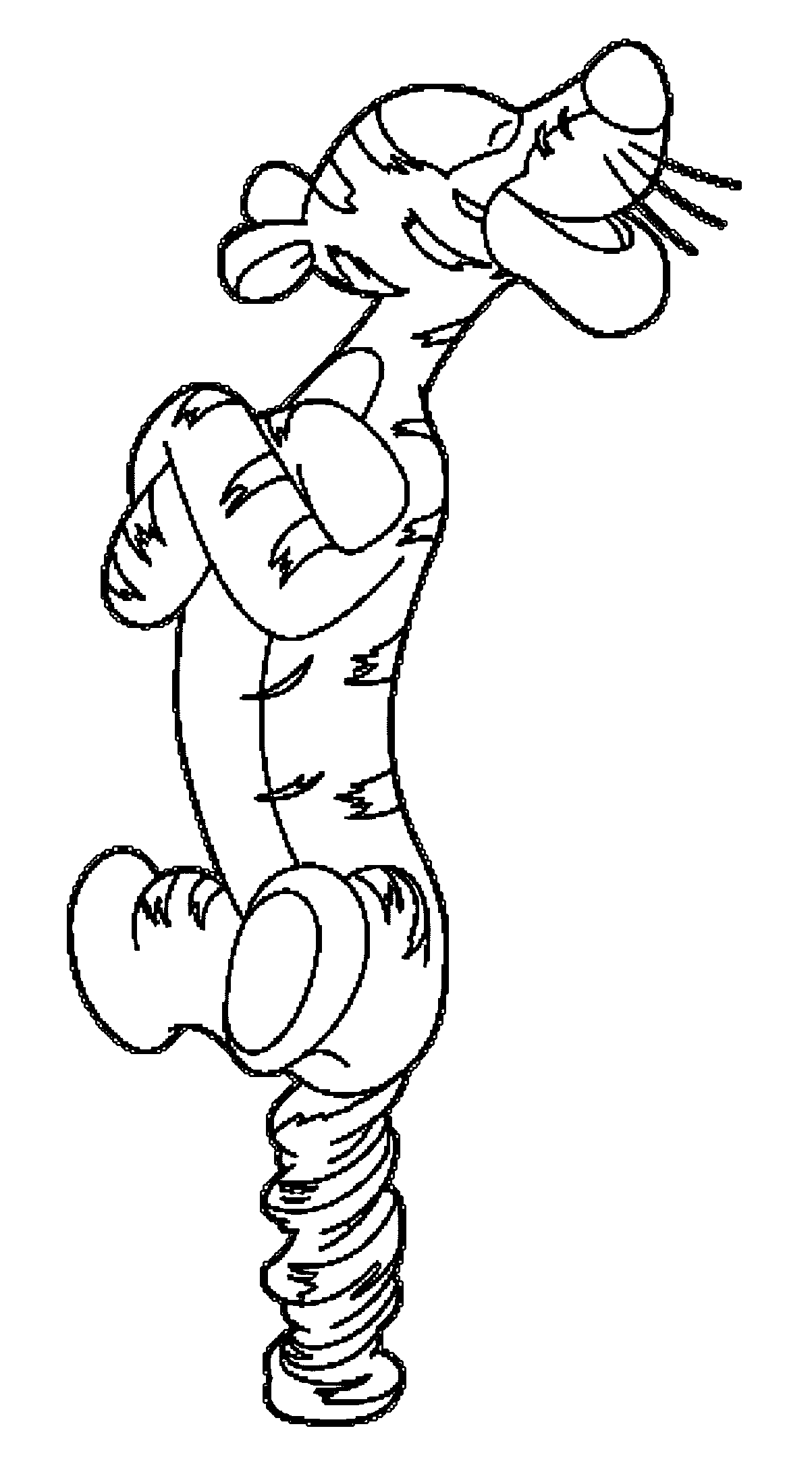 Disneys Tigger Coloring Page | Wecoloringpage