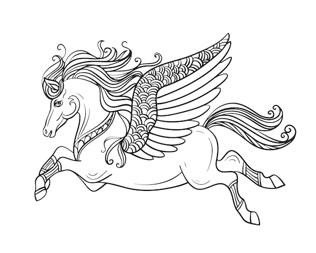 Page 10 | Horse Coloring Page Images - Free Download on Freepik