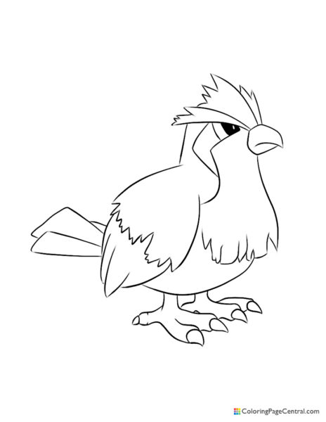 Pidgeotto | Coloring Page Central