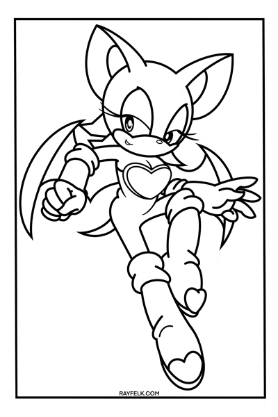 47 Sonic Coloring Pages