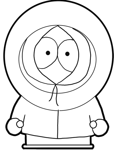 How to Draw Kenny from South Park with Easy Step by Step Drawing Lesson -  Page 2 of 2 - How to Draw Step by Step Drawing Tutorials