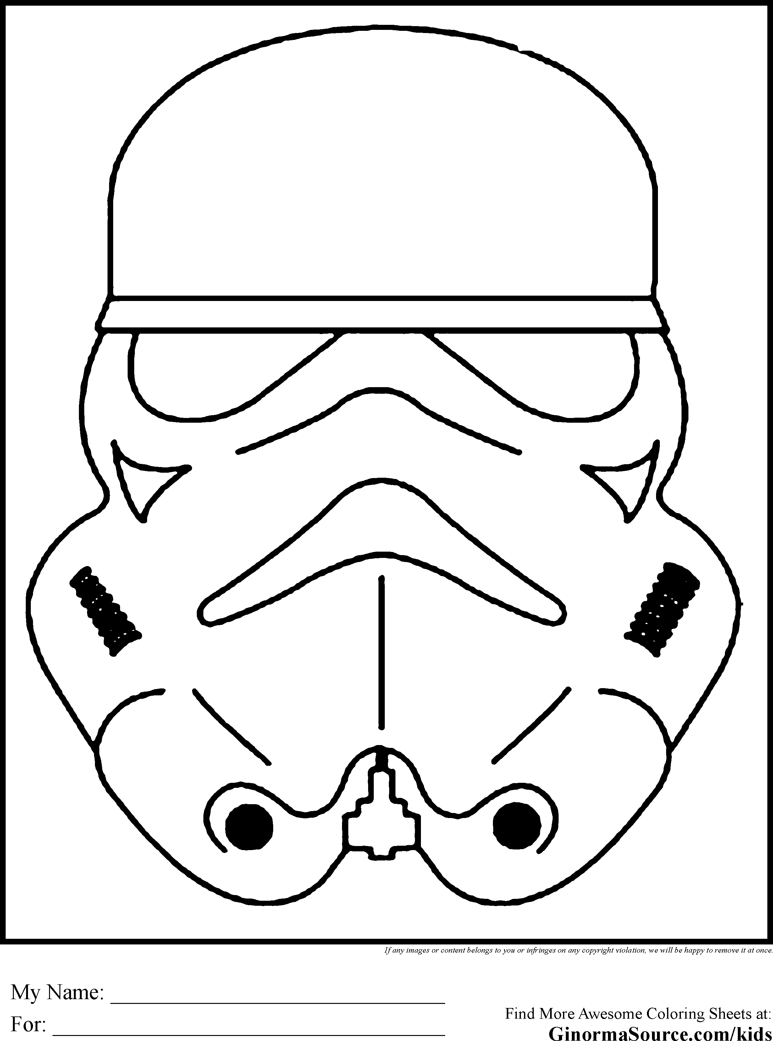 star wars stormtrooper coloring pages - Clip Art Library