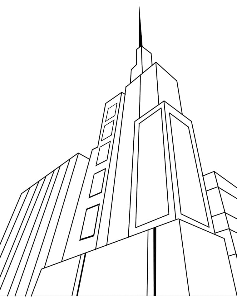 Skyscraper Coloring Pages - Free Printable Coloring Pages for Kids