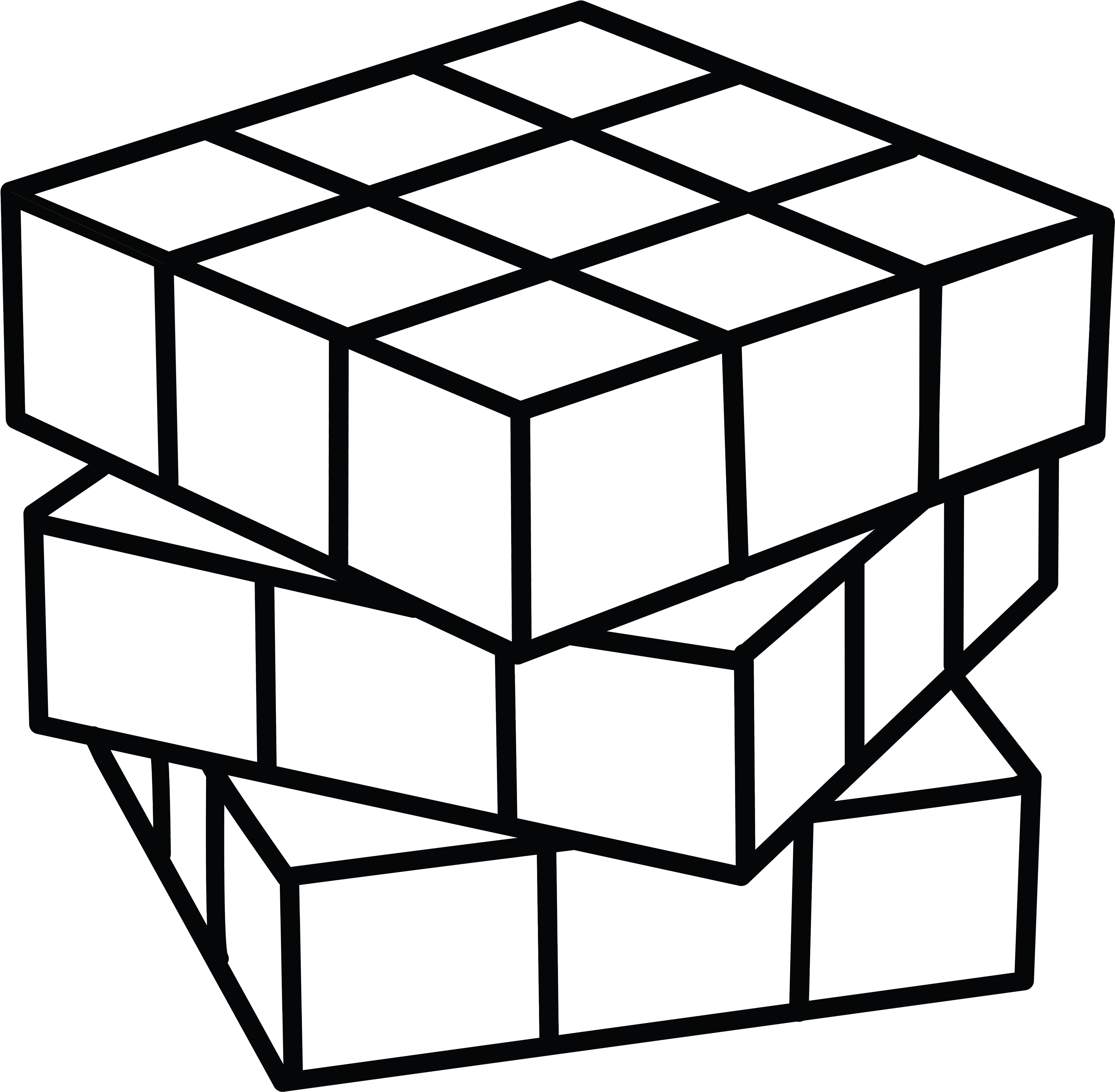 Rubiks Cube Coloring Pages - Best Coloring Pages For Kids