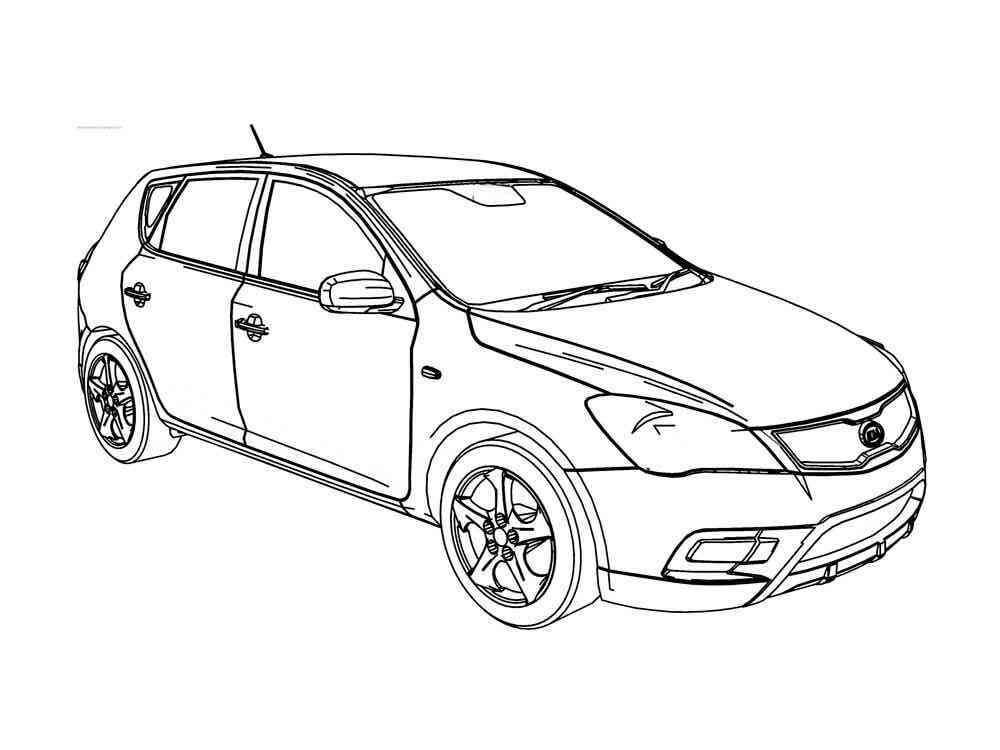 Kia coloring pages. Free Printable Kia coloring pages.