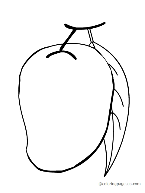 Mango Coloring Pages - Get Coloring Pages