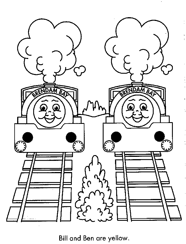 Thomas The Train Coloring Page - Coloring Pages for Kids and for ...