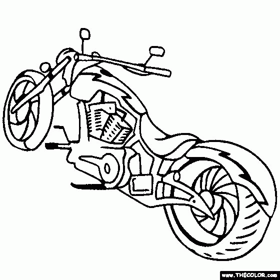 Harley Davidson Coloring Book