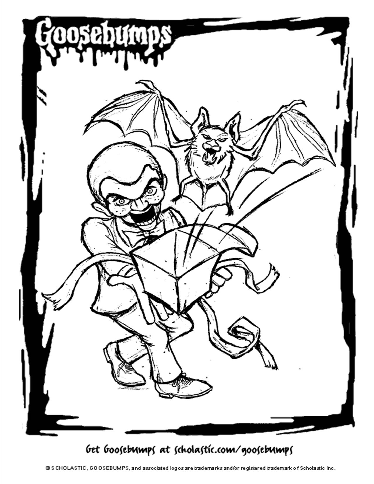 Goosebumps Coloring Pages Slappy at GetDrawings | Free download