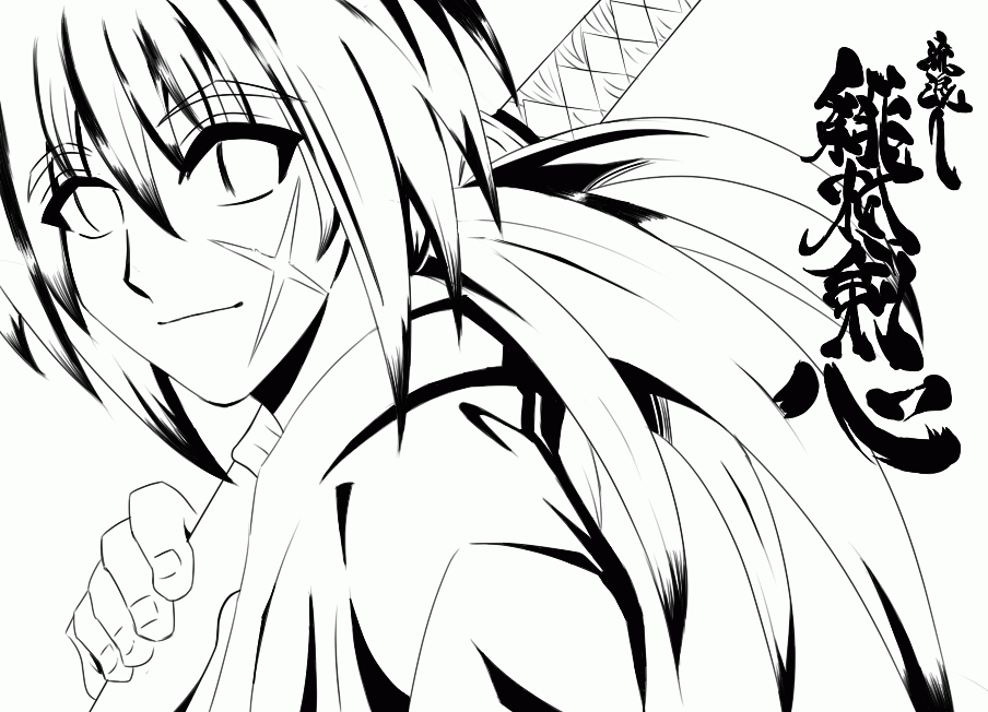 LINEARTS para colorir on Brasil-Anime-Manga - DeviantArt