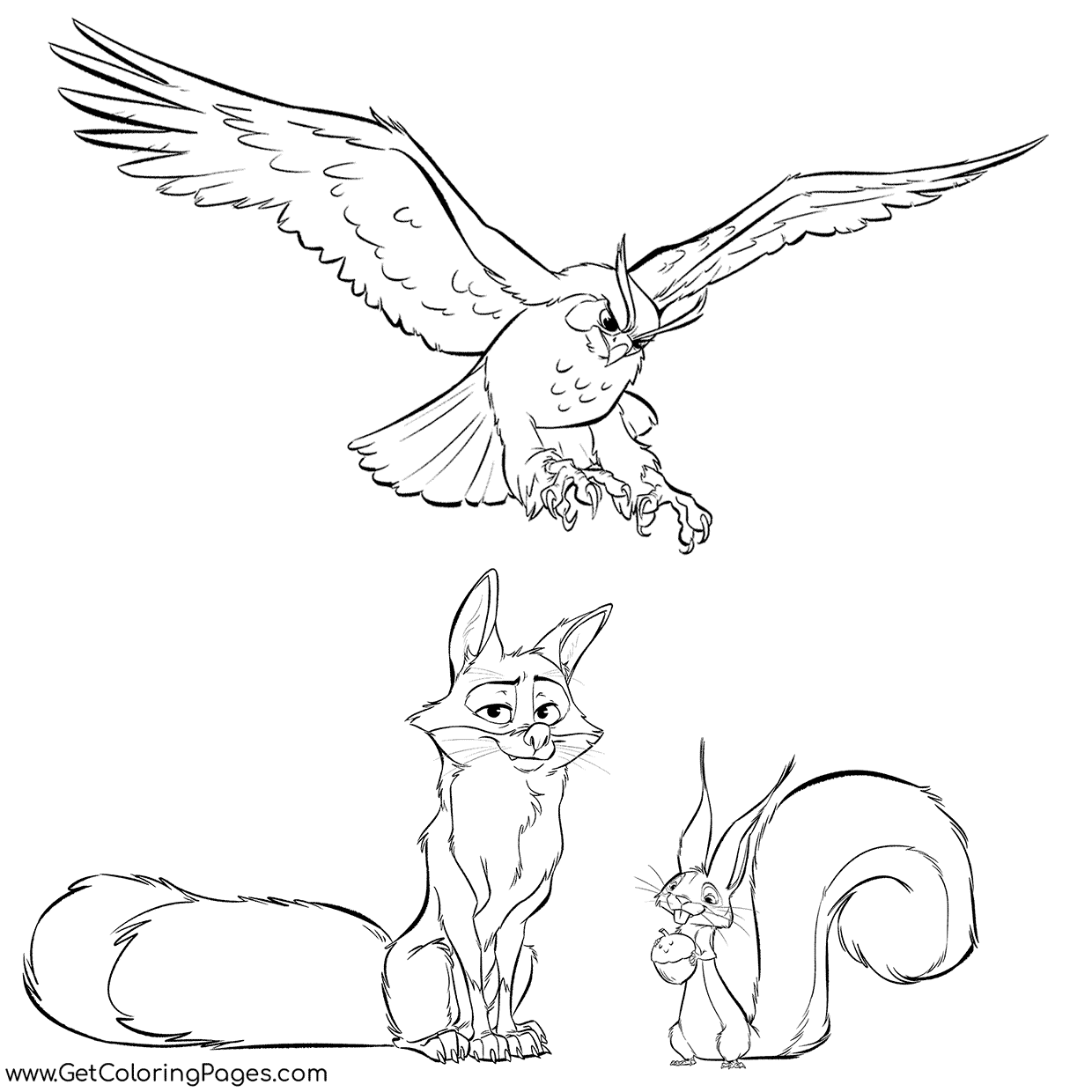 Wild Robot Animals Coloring Pages - Get ...