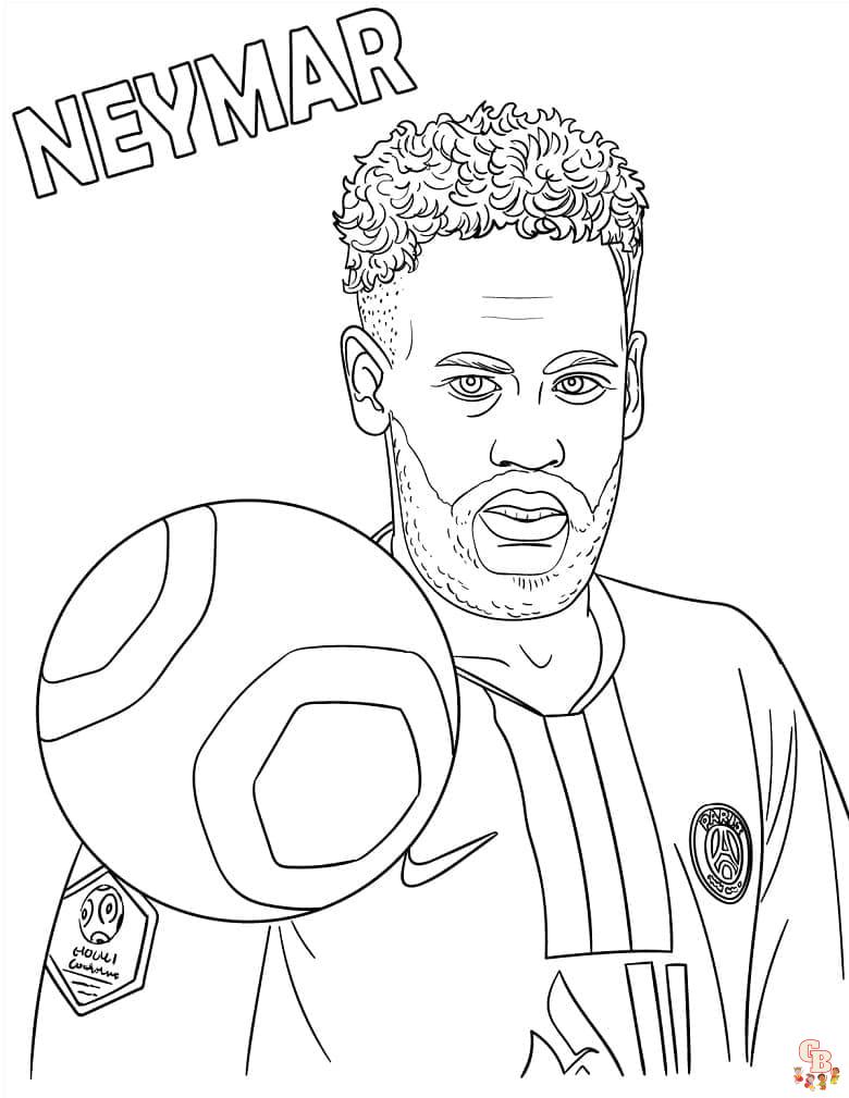 Neymar Coloring Page - Print and Color ...