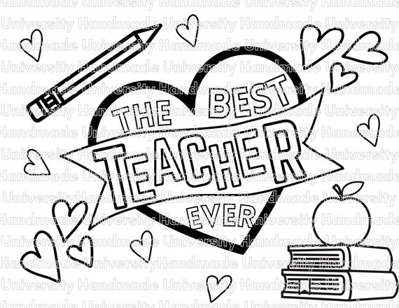 Teacher Appreciation Coloring Pages ...