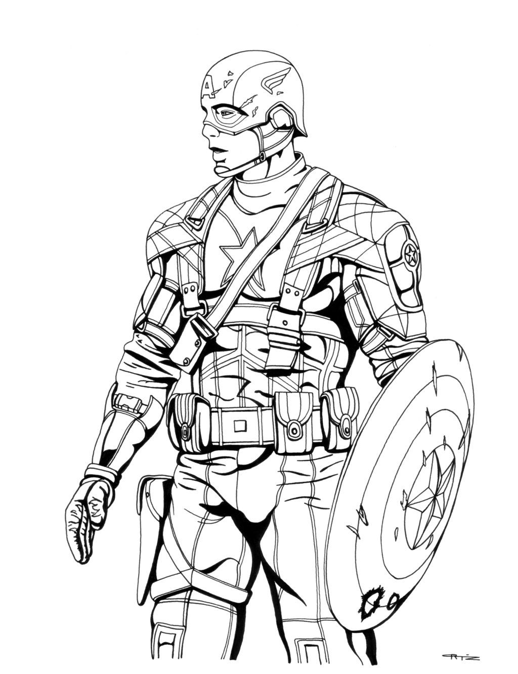 14 Pics of Captain America Vs Iron Man Coloring Pages - Captain ...