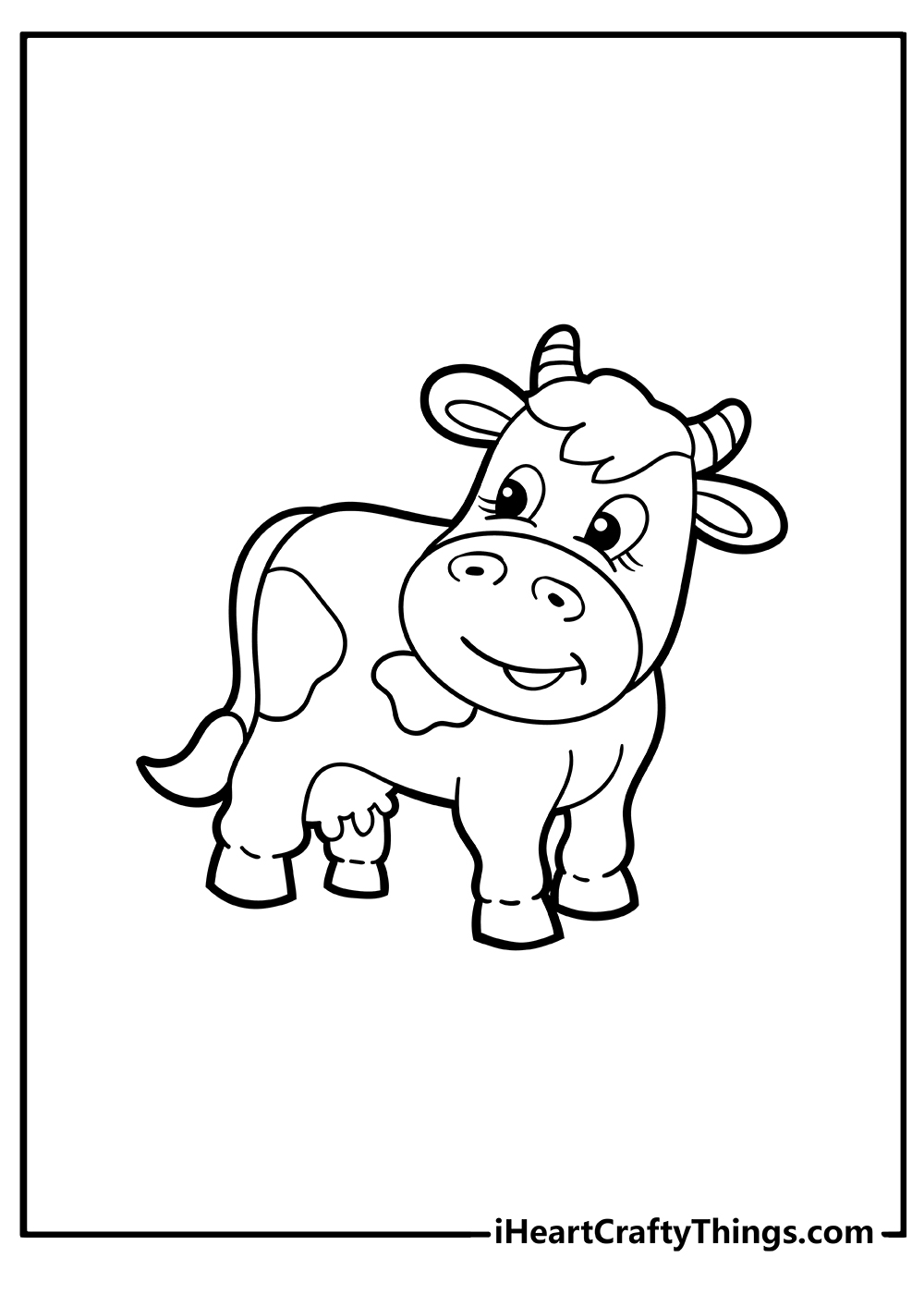 Printable Cow Coloring Pages (Updated 2023)