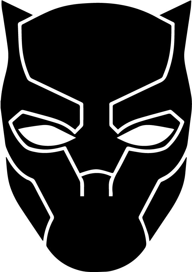 Black Panther VINYL DECAL Chadwick Boseman, bumper sticker, wall, car,  laptop | eBay