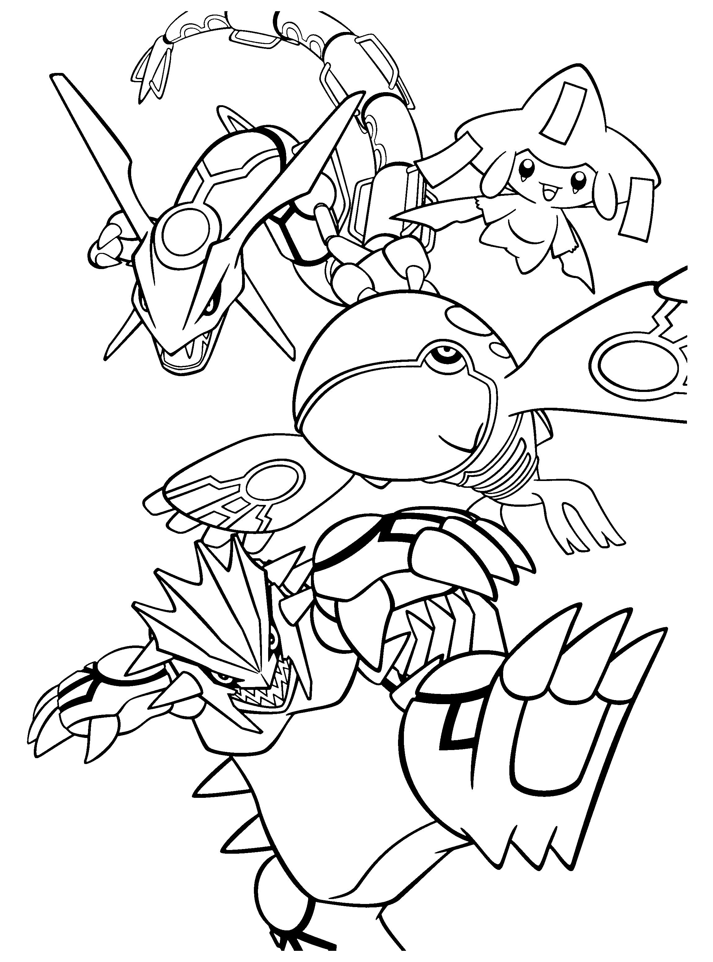 Pokemon Coloring Pages Groudon and Kyogre – Through the thousand  photographs on the net with regar… | Pokemon coloring pages, Cartoon coloring  pages, Coloring pages