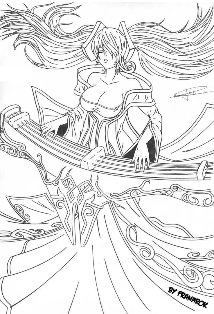 Pin by Pixie Kenpachi on league of legends coloring pages ...