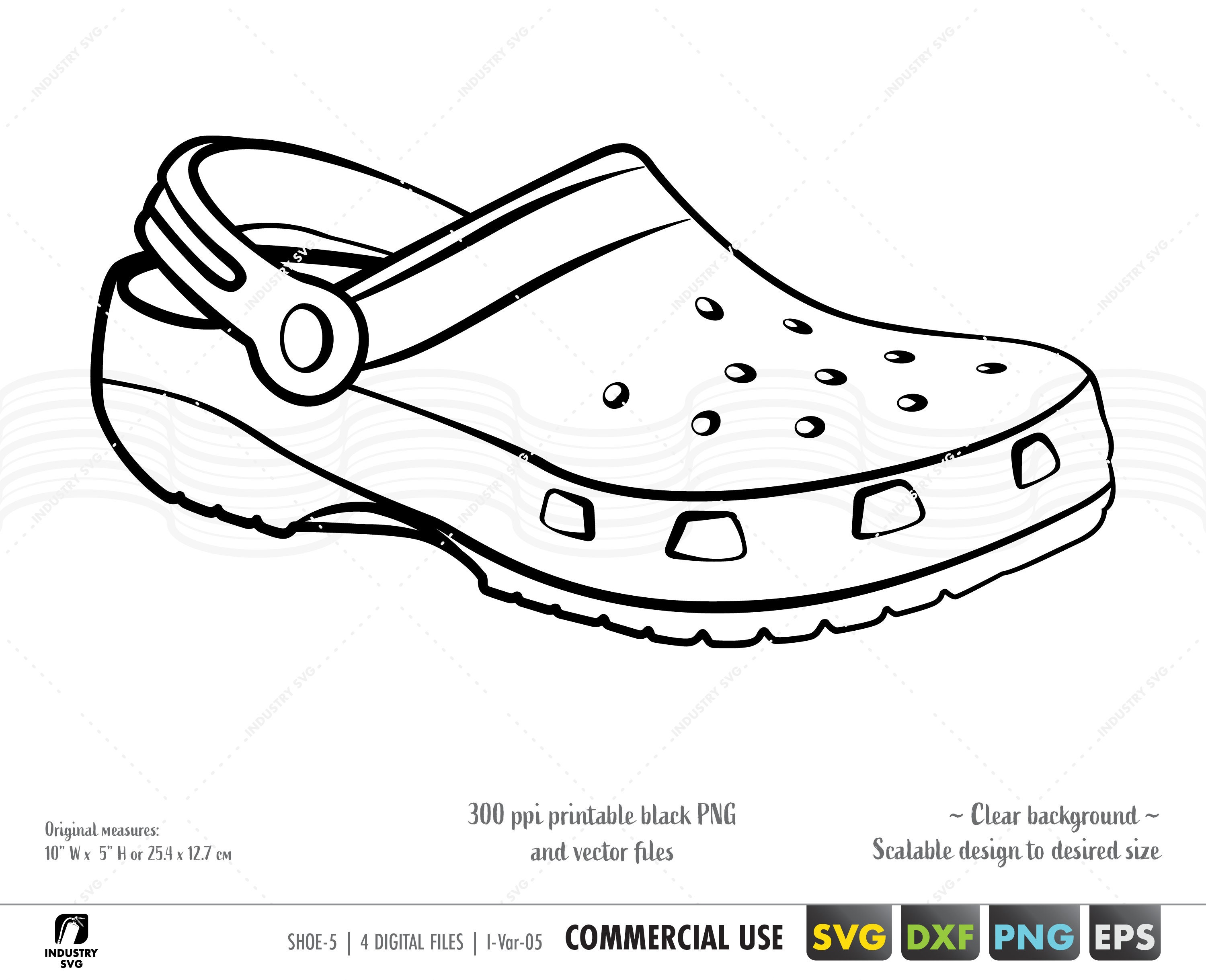 Clog Shoes Svg Dxf Eps Country Shoes Svg Clog Sandals - Etsy Hong Kong