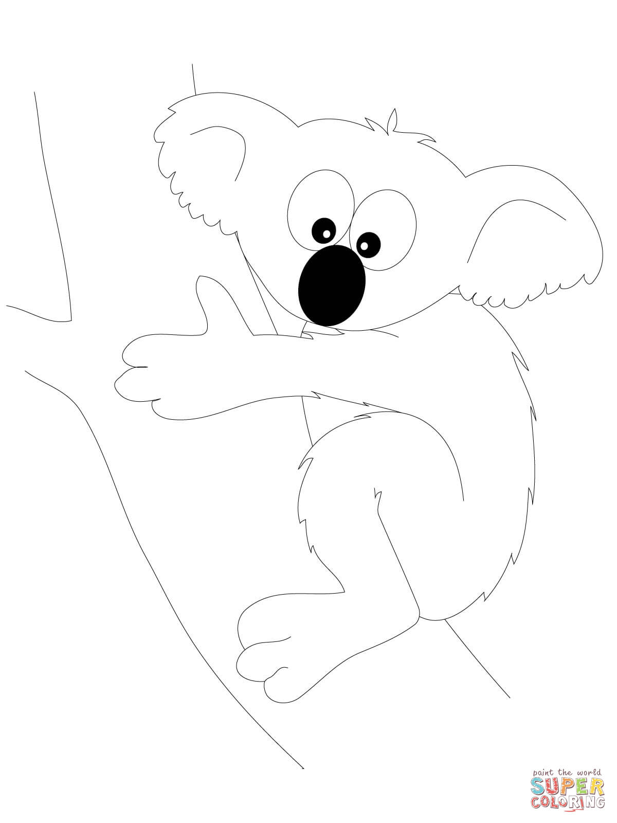 Koalas coloring pages | Free Coloring Pages