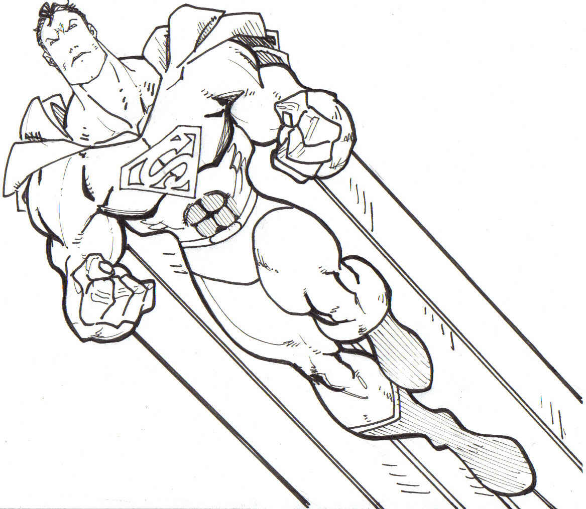 Superman Logo Coloring Pages Free | Super Heroes Coloring pages of ...