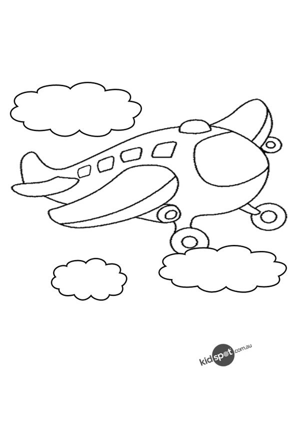 Aeroplane Colouring Pages Printable - Coloring Pages Now