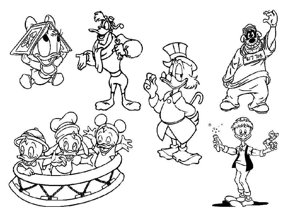 Scrooge McDuck coloring pages. Download and print Scrooge McDuck ...