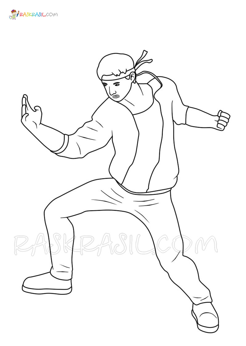 Cobra Kai Coloring Pages | New Images Free Printable