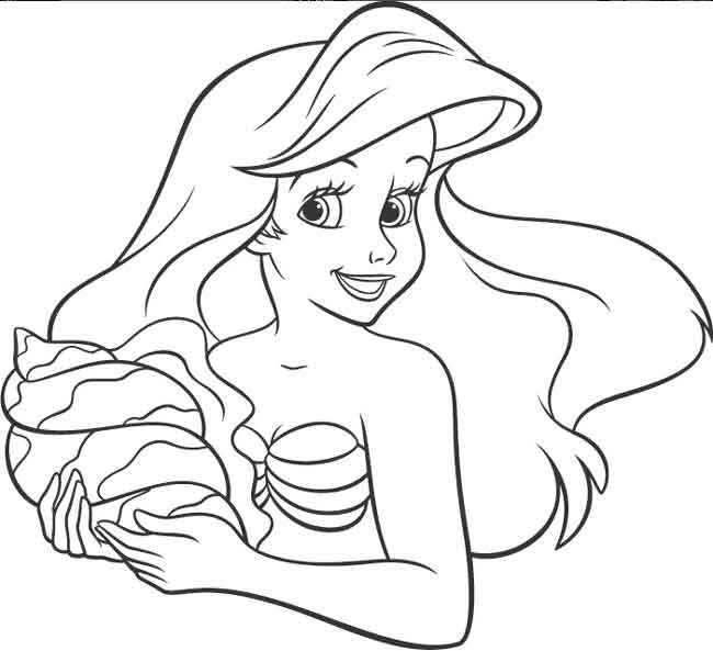11 Best Free Printable Ariel Coloring Pages For Kids and Girls