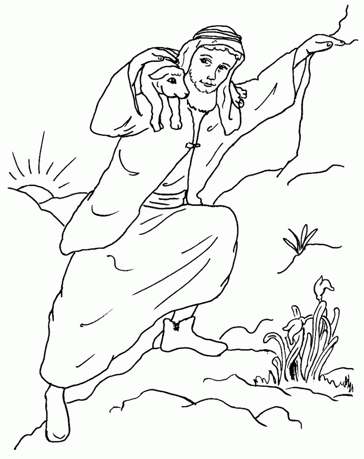 Get Parable Of The Lost Sheep Coloring Page Az Coloring Pages ...