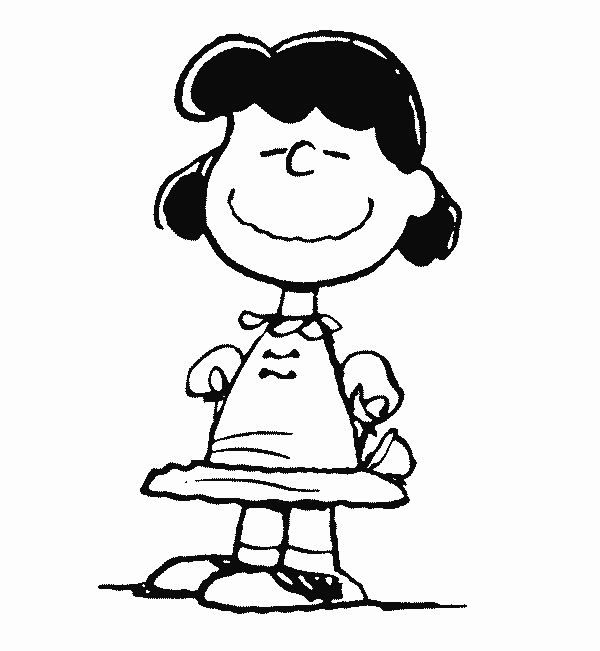 lucy Coloring Page | Snoopy, Lucy van pelt, Coloring pages