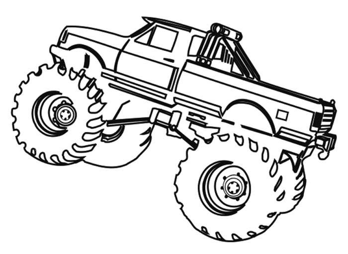 Monster Truck Coloring Pages - GetColoringPages.com