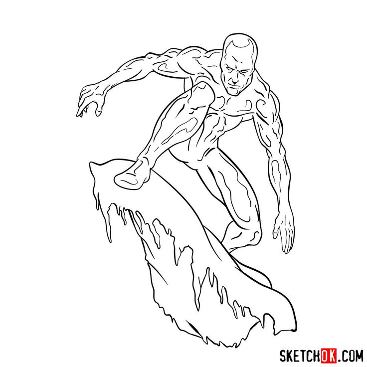 How to draw Iceman - step by step drawing tutorial - SketchOk -  step-by-step drawing tutorials | Drawing tutorial, Step by step drawing,  Drawings