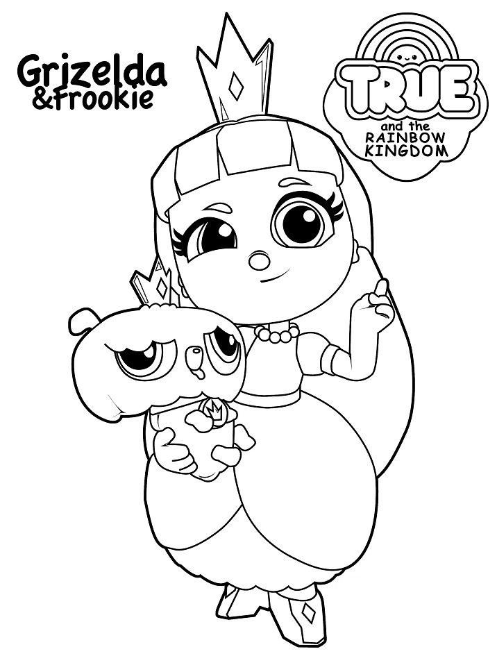 True and the Rainbow Kingdom Coloring Pages - Free Printable Coloring Pages  for Kids