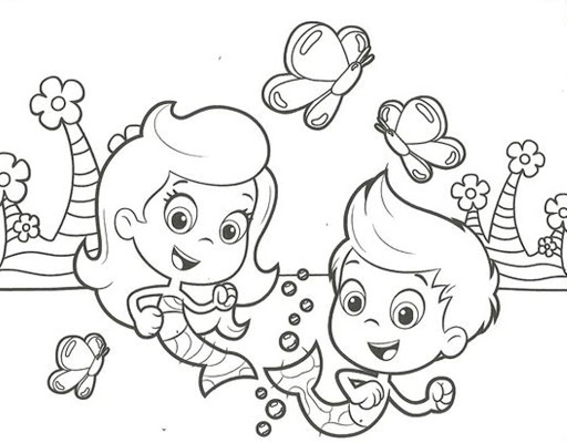 Printable Bubble Guppies Coloring Pages ...