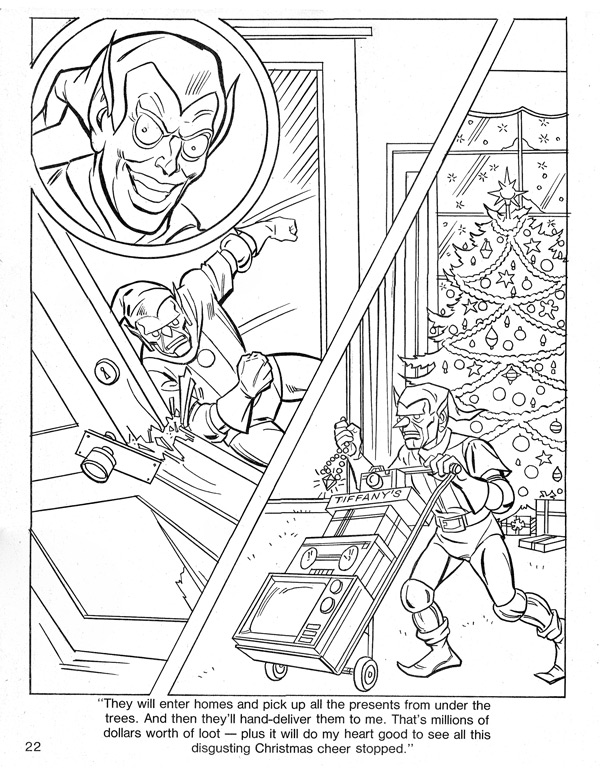 10 Festive Spider-Man Christmas Coloring Pages to Color