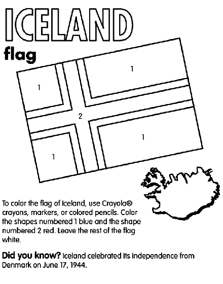 Iceland Coloring Page | crayola.com