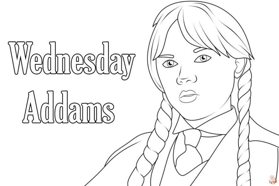 Fun Wednesday Coloring Pages for Kids | Devpost