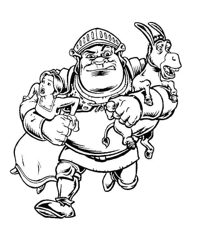 Shrek Coloring Pages | 100 images Free Printable