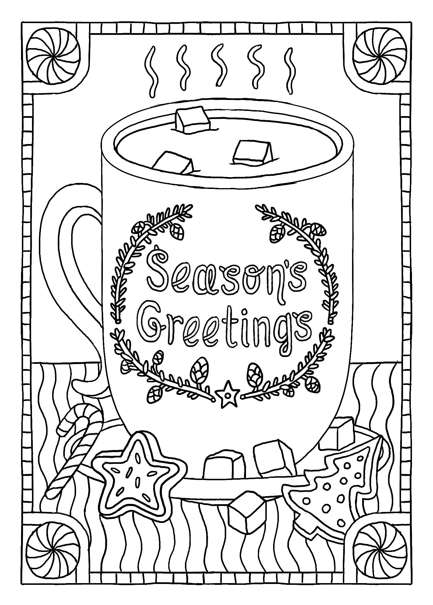 Coloring pages, Christmas coloring pages, Bear coloring pages