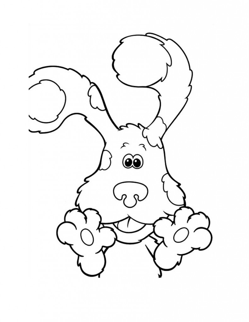 Blues Clues Coloring Pages Pictures - Free Coloring Library