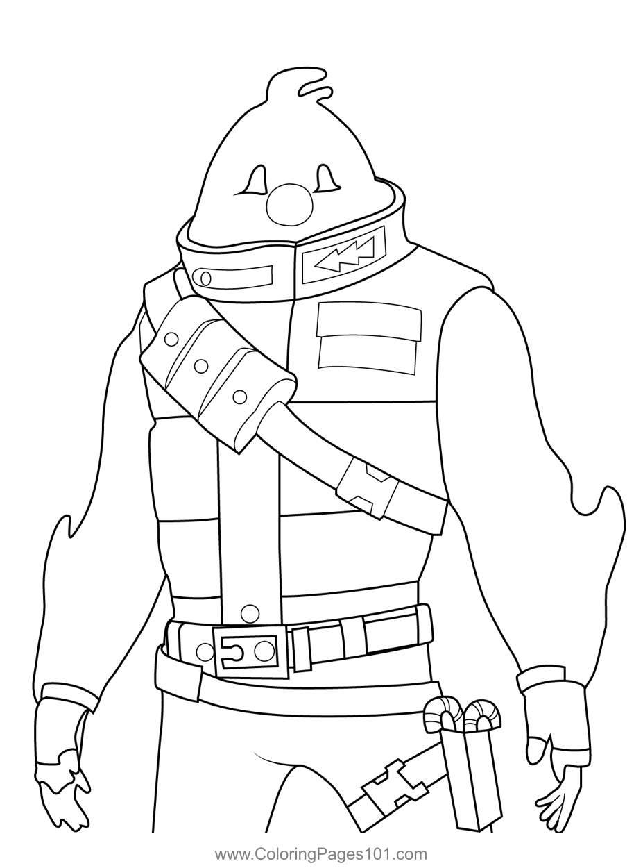 Snowman Skin Fortnite Coloring Page for Kids - Free Fortnite Printable Coloring  Pages Online for Kids - ColoringPages101.com | Coloring Pages for Kids