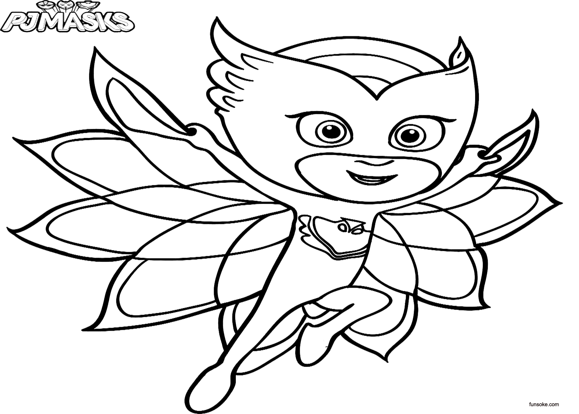 Disney Junior pj masks coloring pages - Funsoke