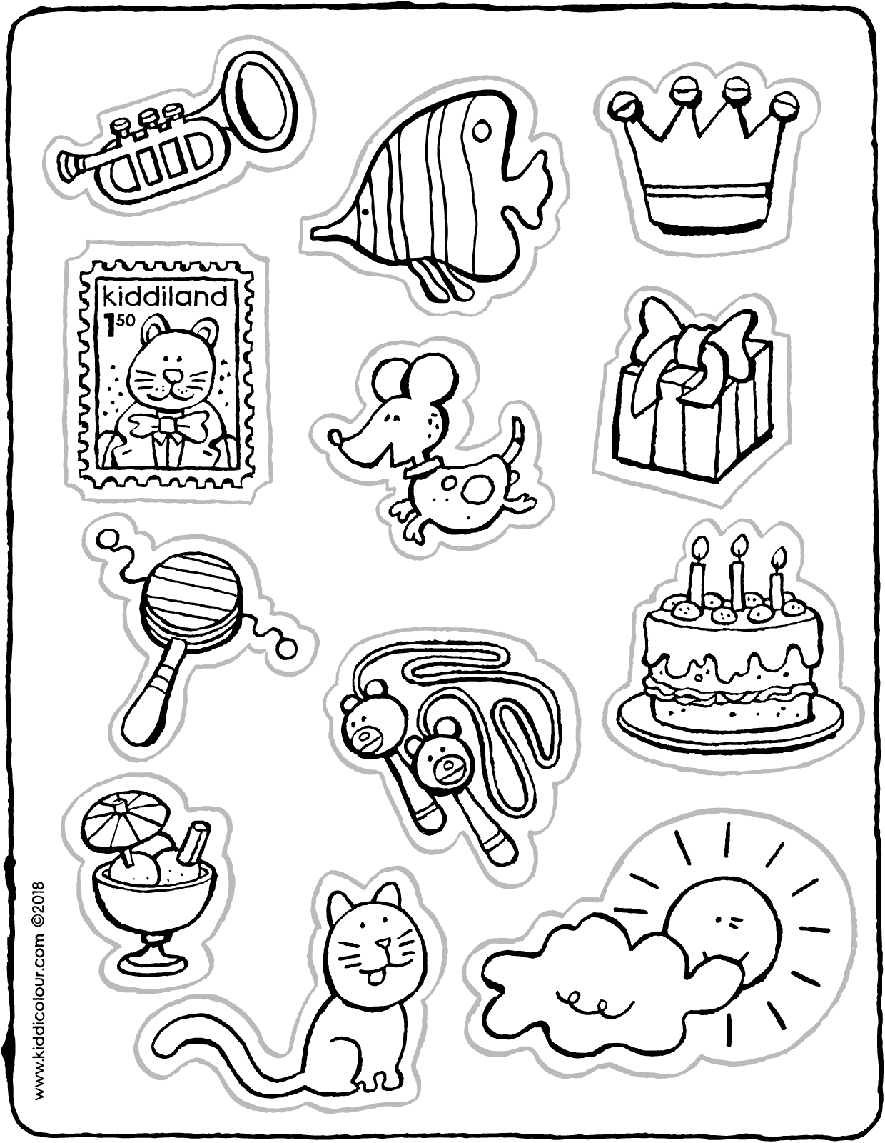 stickers - kiddicolour